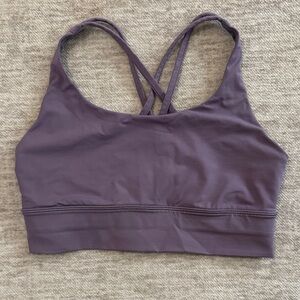 lululemon longline energy bra size 8